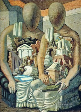 Abstracto famoso Painting - los arqueólogos 1927 Giorgio de Chirico Surrealismo